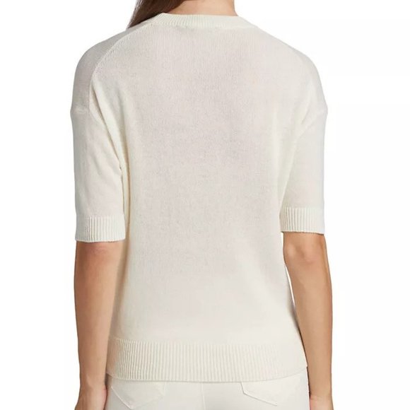 THEORY Feather Cashmere Easy Pull Over Sweater, Petite - Picture 5 of 13